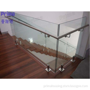 Frameless Glass Balcony Railing Steel Deck Railing